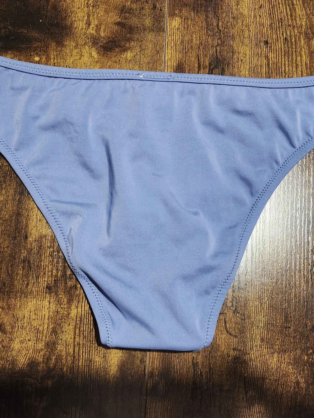 Perforated Bikini Bottom in Dusty Periwinkle NWOT